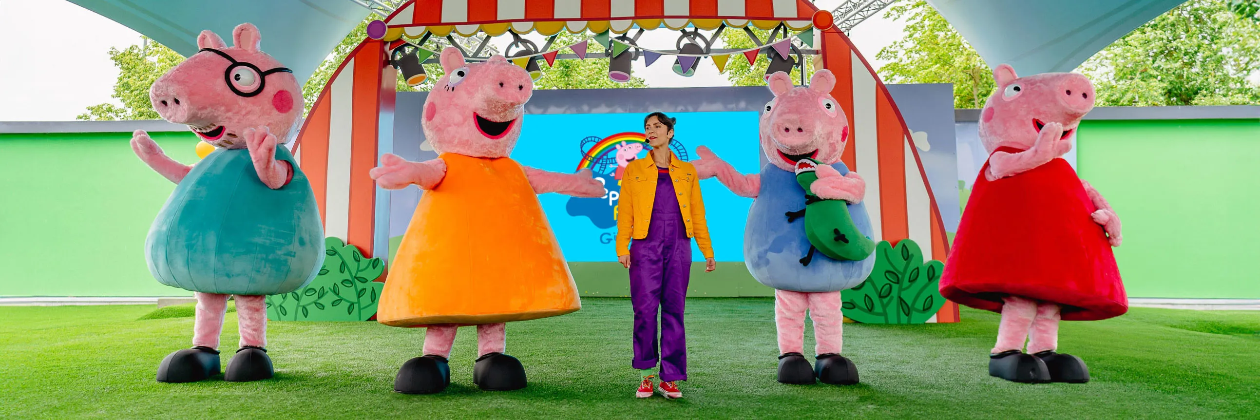Peppa Pig Park Showtime bei Mister Kartoffel mit Familie Wutz