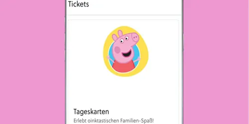 Peppa Pig Park App Teaser Tickets
