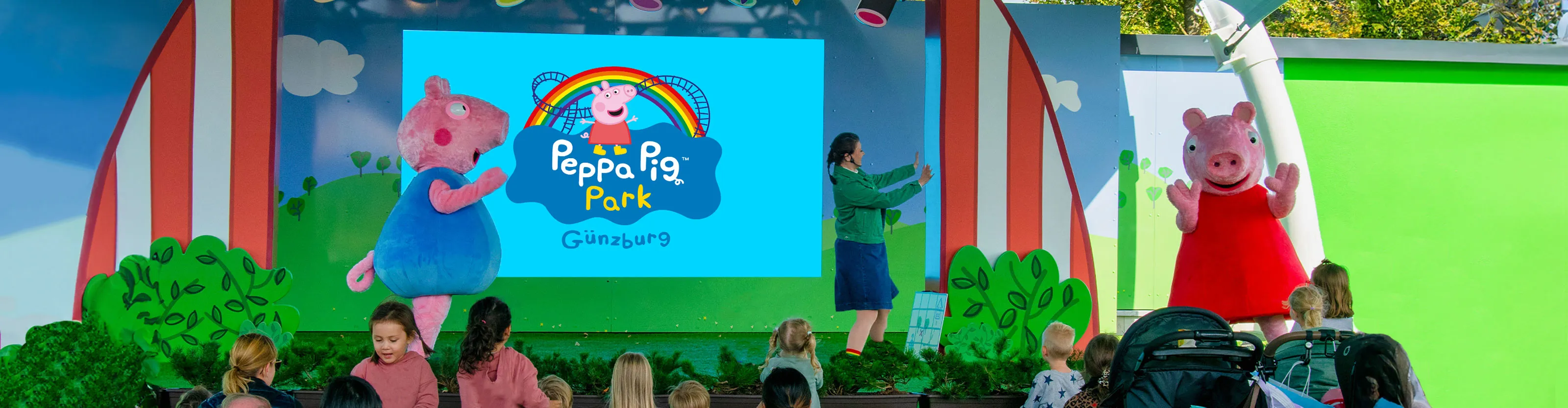Show mit Peppa Wutz im PEPPA PIG Park Günzburg