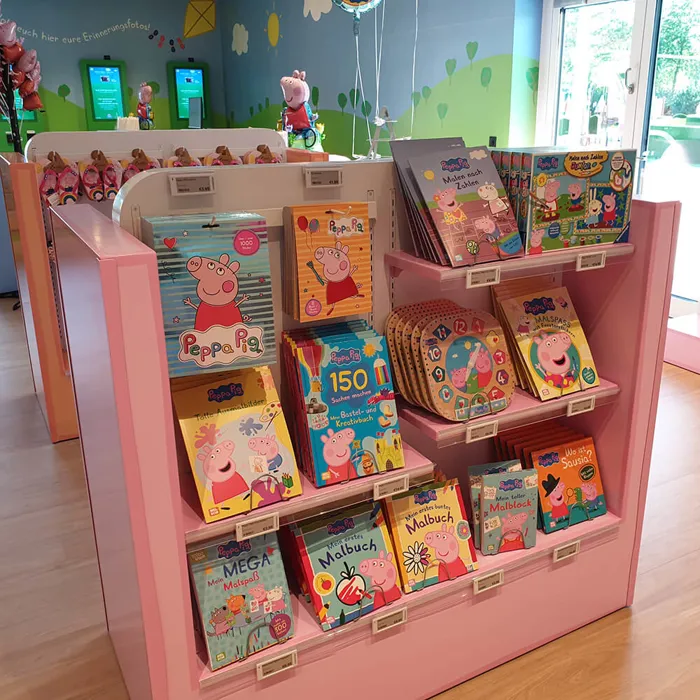 PEPPA PIG Park Shop mit Peppa Wutz Büchern
