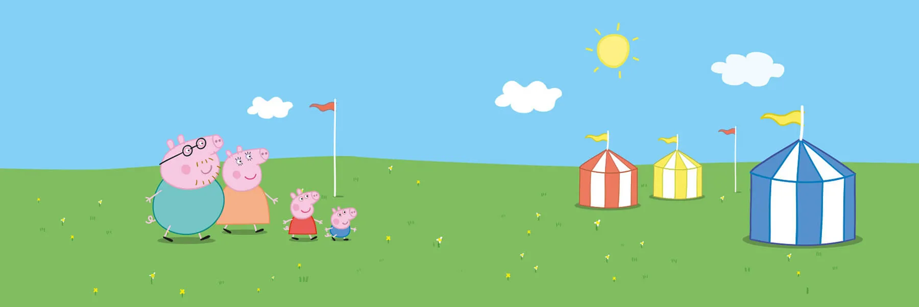 Peppa Wutz und ihre Familie entdecken den Peppa Pig Park in Deutschland