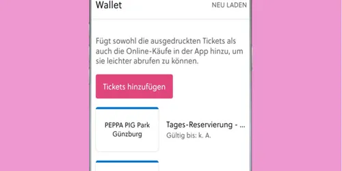 Peppa Pig Park App Teaser Wallet