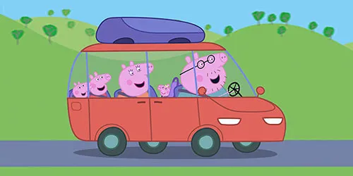Parkplatzticket Peppa Pig Park in Günzburg